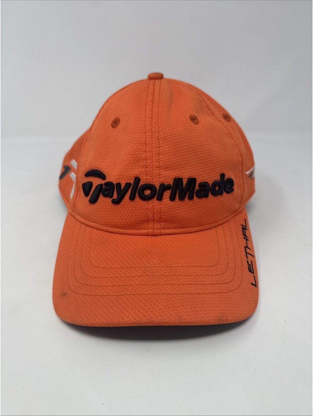 TaylorMade Tour Golf Hat Cap Strapback Orange RBZ R1 Adjustable